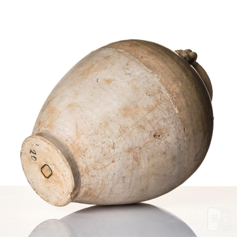 A creme glazed handled jar, - 图6
